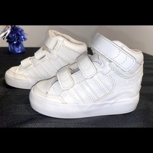 Adidas velcro high tops